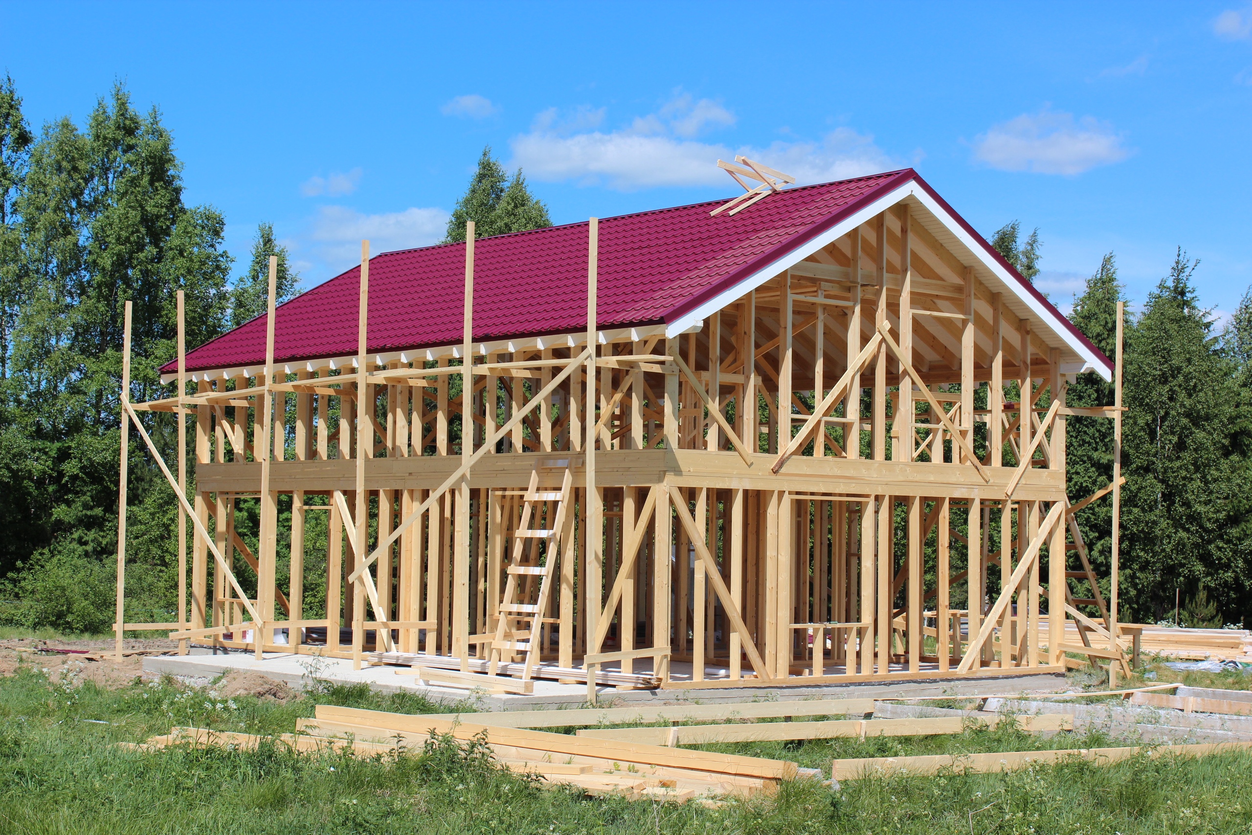 Фотографии работы: Строительство выставочного дома.