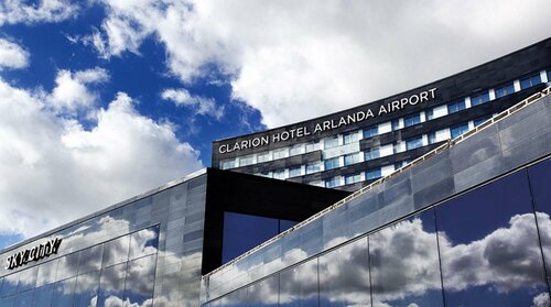 Внешний вид отеля Clarion Hotel Arlanda Airport Terminal в Сигтуне коммуне, фото 4