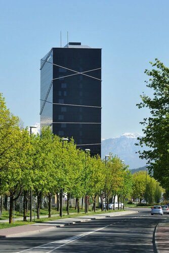 Внешний вид отеля Radisson Blu Plaza Hotel Ljubljana в Любляне, фото 4