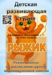 Рыжик Детская развивающая студия (Kommunarnaya ulitsa, 7), further education