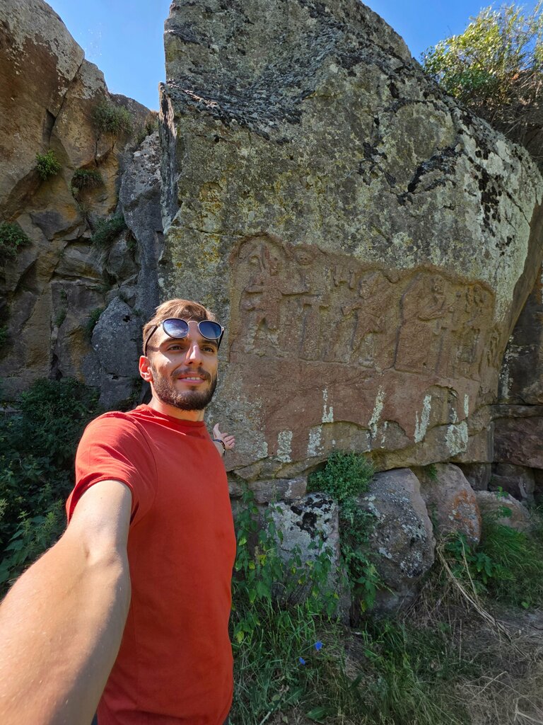 Landmark, attraction Fraktin Rock Relief, Develi, photo