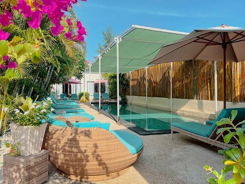 Внешний вид отеля Kura Kura Beach Resort в Ломбоке Утаре, фото 2