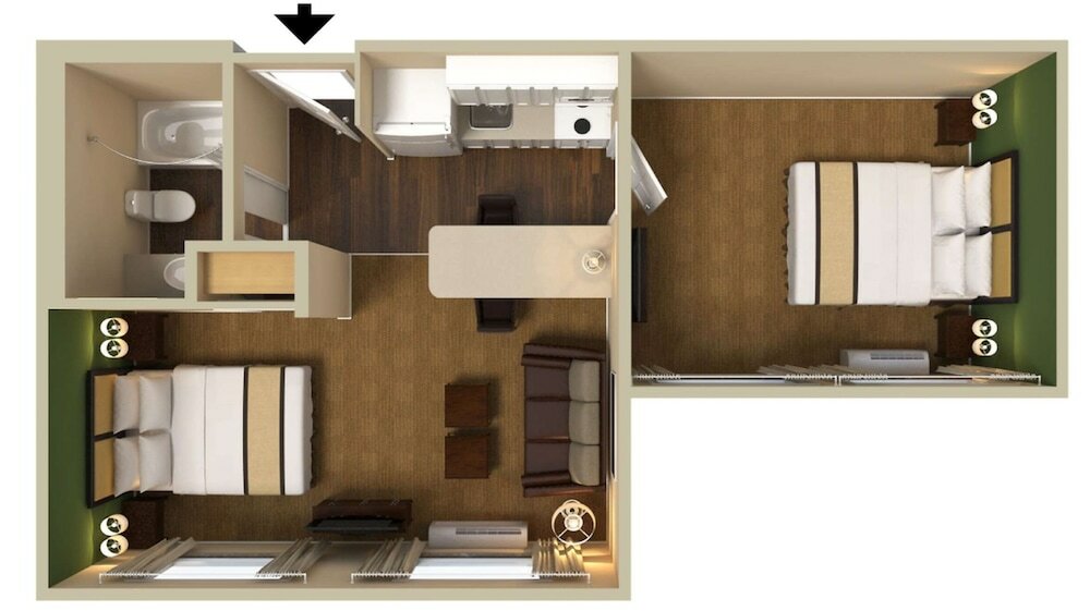 Фото Extended Stay America Suites Kansas City Airport Tiffany Spr