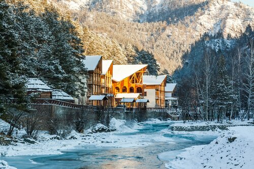 Внешний вид отеля Марьин Остров в Чемале, фото 1