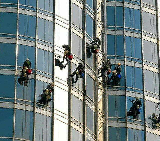 Industrial mountaineering Mosalpinist, Moscow, photo