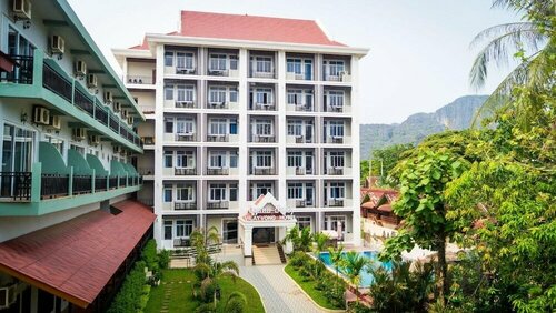 Внешний вид отеля Vilayvong Hotel в Вангвьенге, фото 4