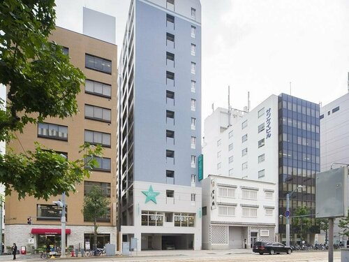 Внешний вид отеля Urbain Hiroshima Central в Хиросиме, фото 3