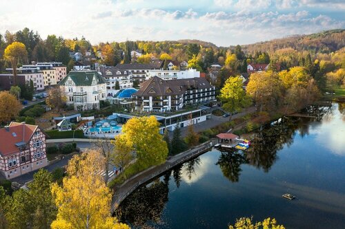 Внешний вид отеля Romantischer Winkel RoLigio & Wellness Resort в Бад-Саксхе, фото 2