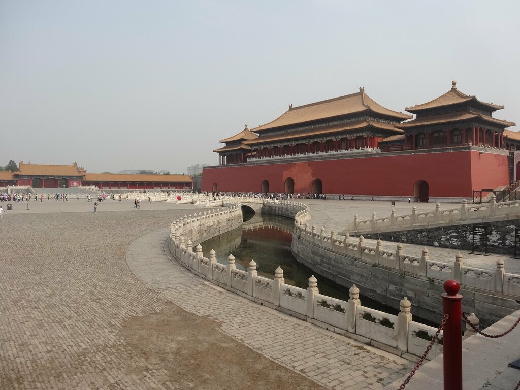 Landmark, attraction Meridian Gate, Beijing, photo