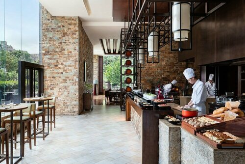 Внешний вид отеля Shanghai Marriott Hotel Pudong East в Пудуне, фото 4