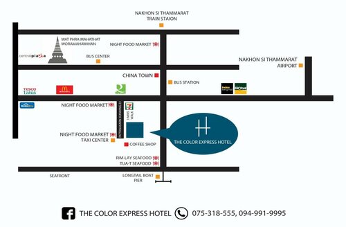Гостиница The Color Express Hotel в Накхонситхаммарате