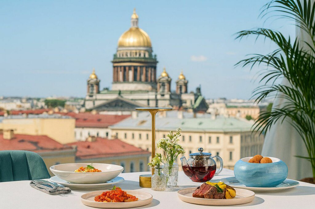 Restoran Up sky, Sankt‑Peterburg, foto