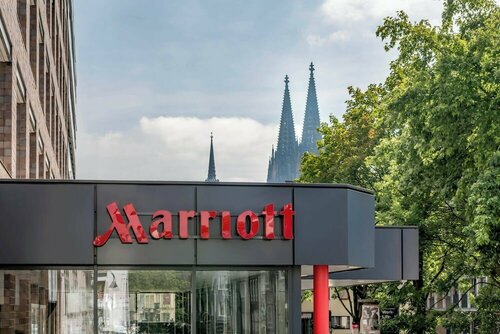 Внешний вид отеля Cologne Marriott Hotel в Кёльне, фото 2