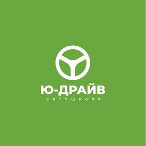 Логотип автошколы «Ю-Драйв»