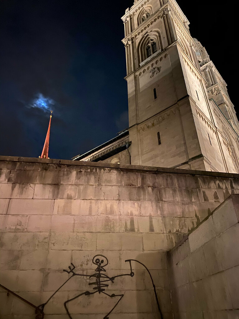 Catholic church Grossmünster, Zurich, photo