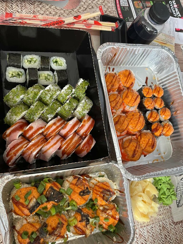 Доставка еды и обедов Может, Суши?, Краснодарский край, фото