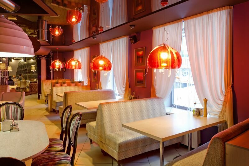مطعم Perchini Del Vino, restoran ، تومسك، صورة