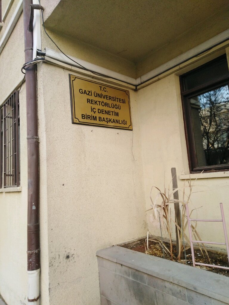 كلية، جامعة Gazi University Rectorate Internal Audit Unit Presidency ، أنقرة، صورة