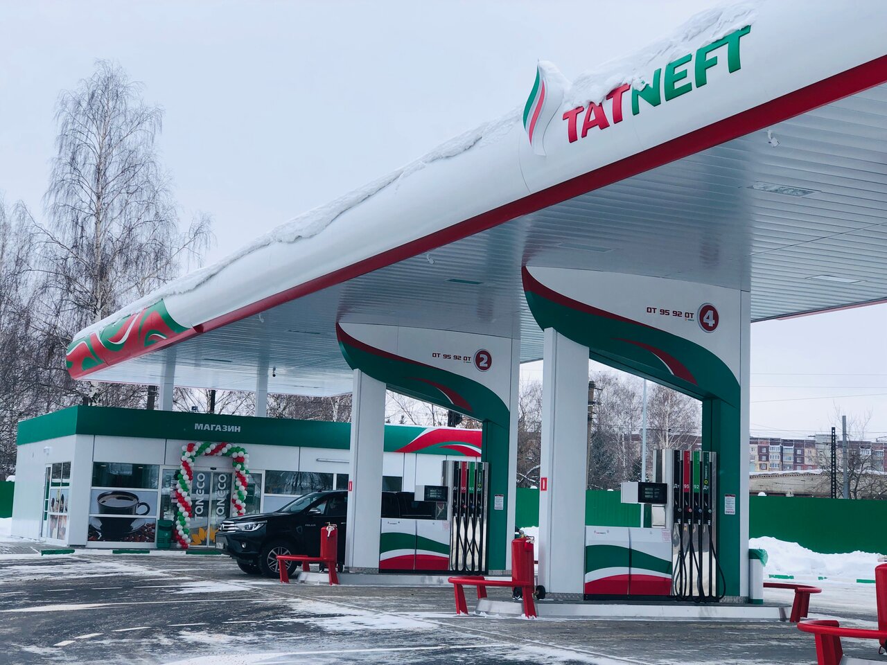 Азс татнефть карта заправок по россии