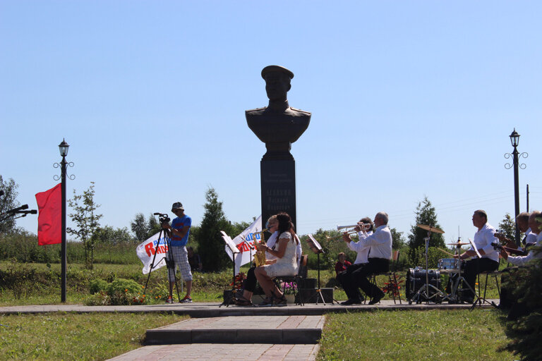 Monument, memorial Композитору и военному дирижеру В.И. Агапкину, Ryazan Oblast, photo