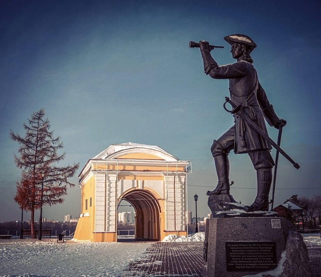 Достопримечательность Тарские ворота, Омск, фото
