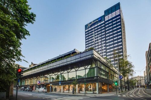 Внешний вид отеля Radisson Blu Scandinavia Hotel, Oslo в Осло, фото 2