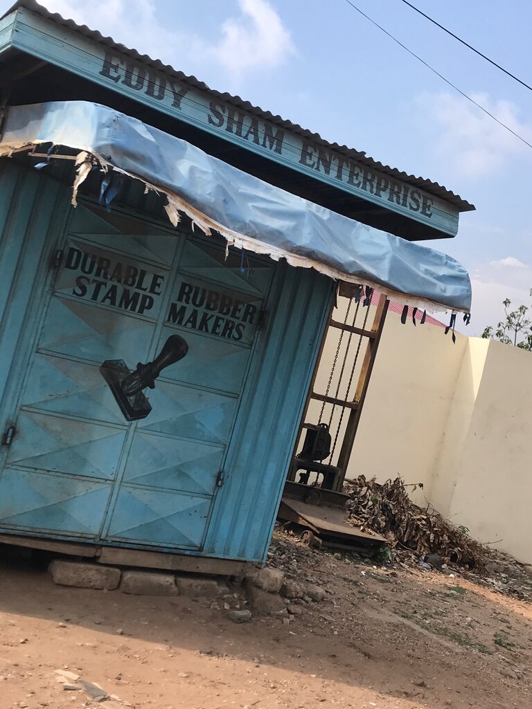 Seal and stamp Eddy sham enterprise, Accra, photo
