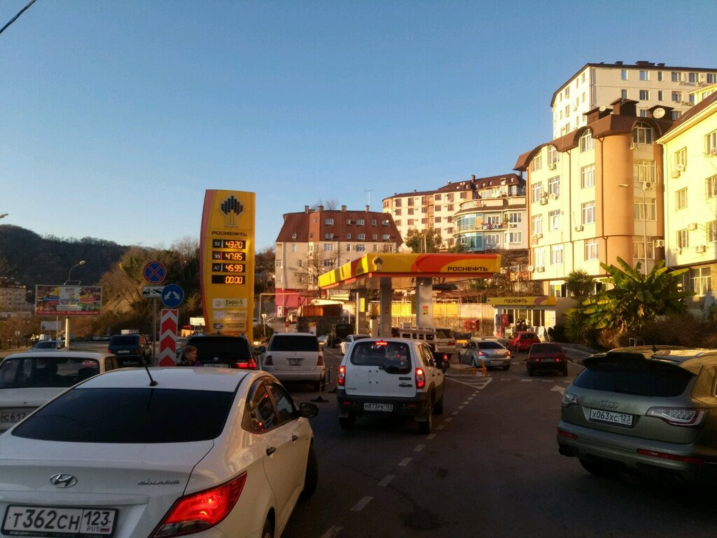 Gas station Rosneft, Sochi, photo