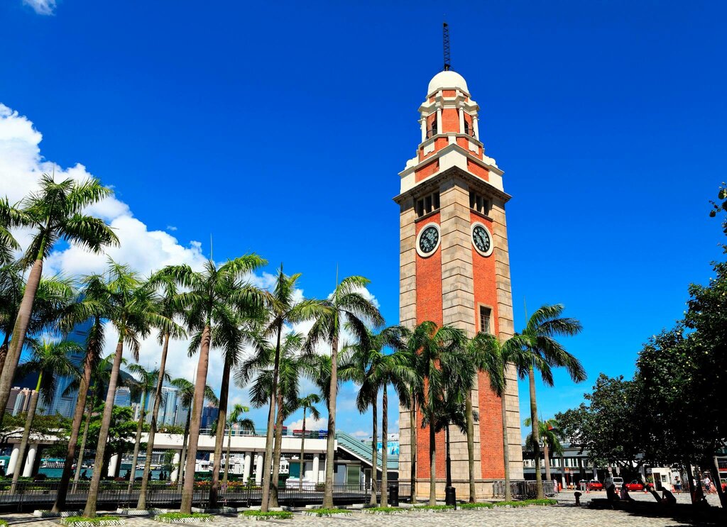 Landmark, attraction Former Kowloon-Canton Railway Clock Tower, Kowloon, photo