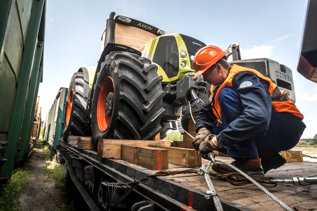 الشحن بالسكك الحديدية Cargo Terminal Miass, Russian Railways ، ، صورة