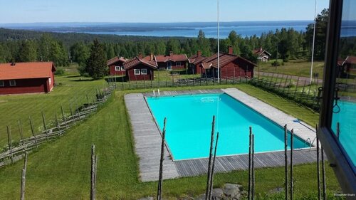 Гостиница Åsengården Stugby в Лене Даларна