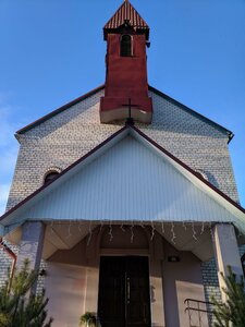 Костёл святого Сердца Иисуса (ahraharadok Liebiedzieva, Centraĺnaja plošča, 13), catholic church