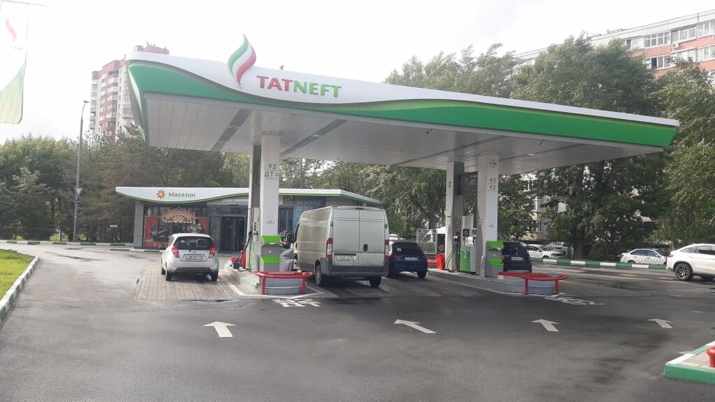 Заправки татнефть по россии карта