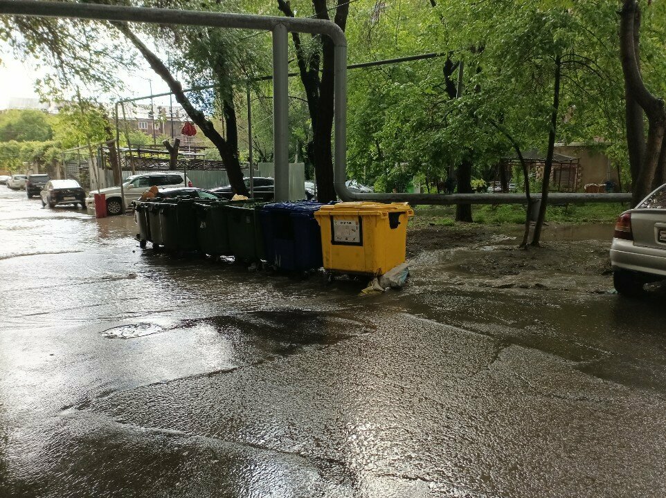 Waste sorting Waste sorting point, Yerevan, photo