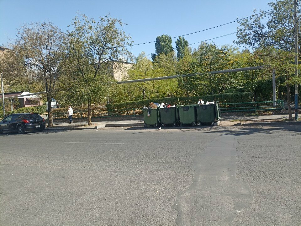 Waste sorting Waste sorting point, Yerevan, photo