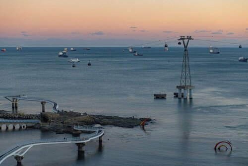 Внешний вид отеля Fairfield by Marriott Busan Songdo Beach в Пусане, фото 3