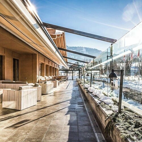 Внешний вид отеля Hotel Spitzhorn в Саанене, фото 4