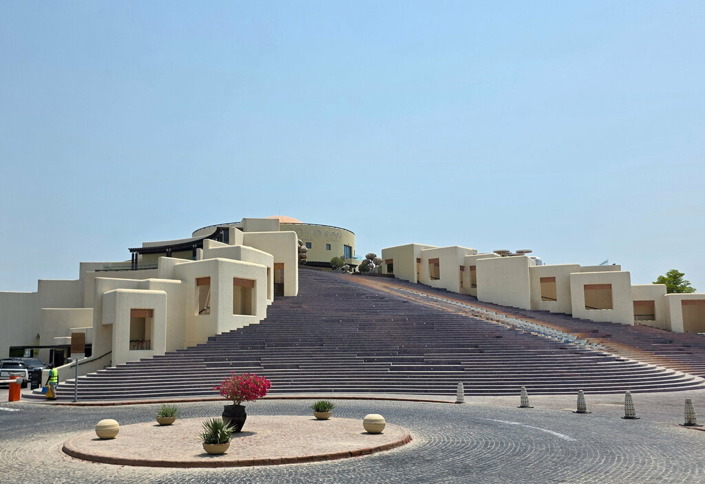 Memorial site, local landmark Lightning Stairs, Doha, photo