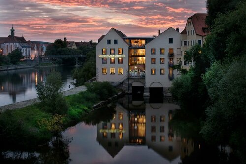 Внешний вид отеля Sorat Insel Regensburg в Регенсбурге, фото 1