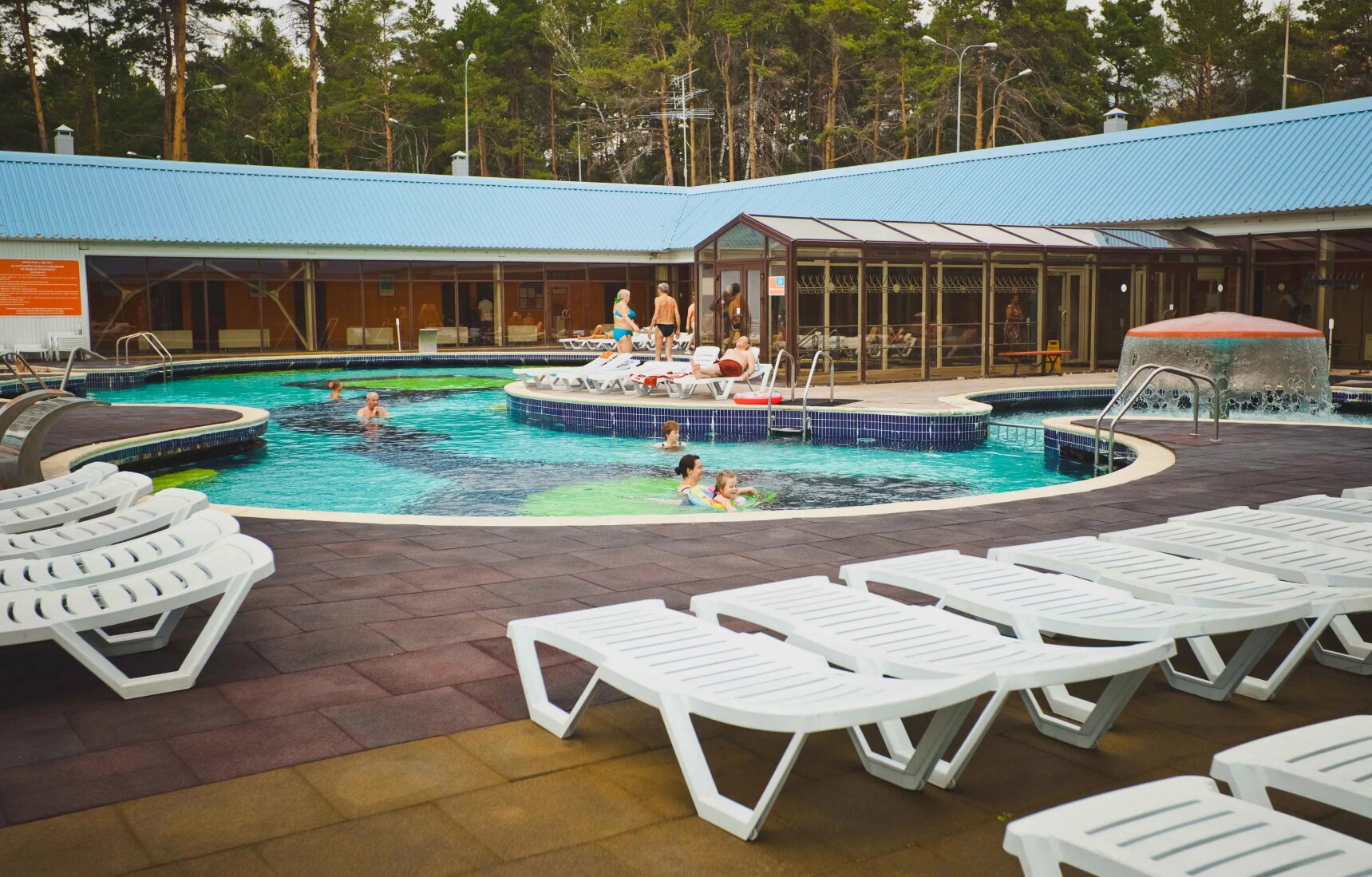 Фото Открытый термальный бассейн