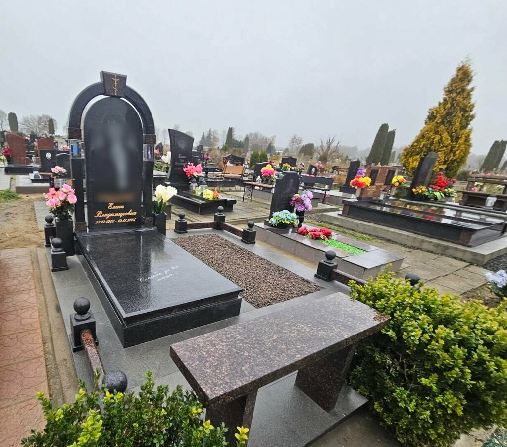 Production of tombstones PanGran, Grodno, photo