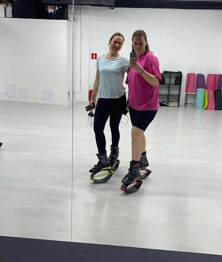 Fitness club Kangoo jumps, Moscow, photo
