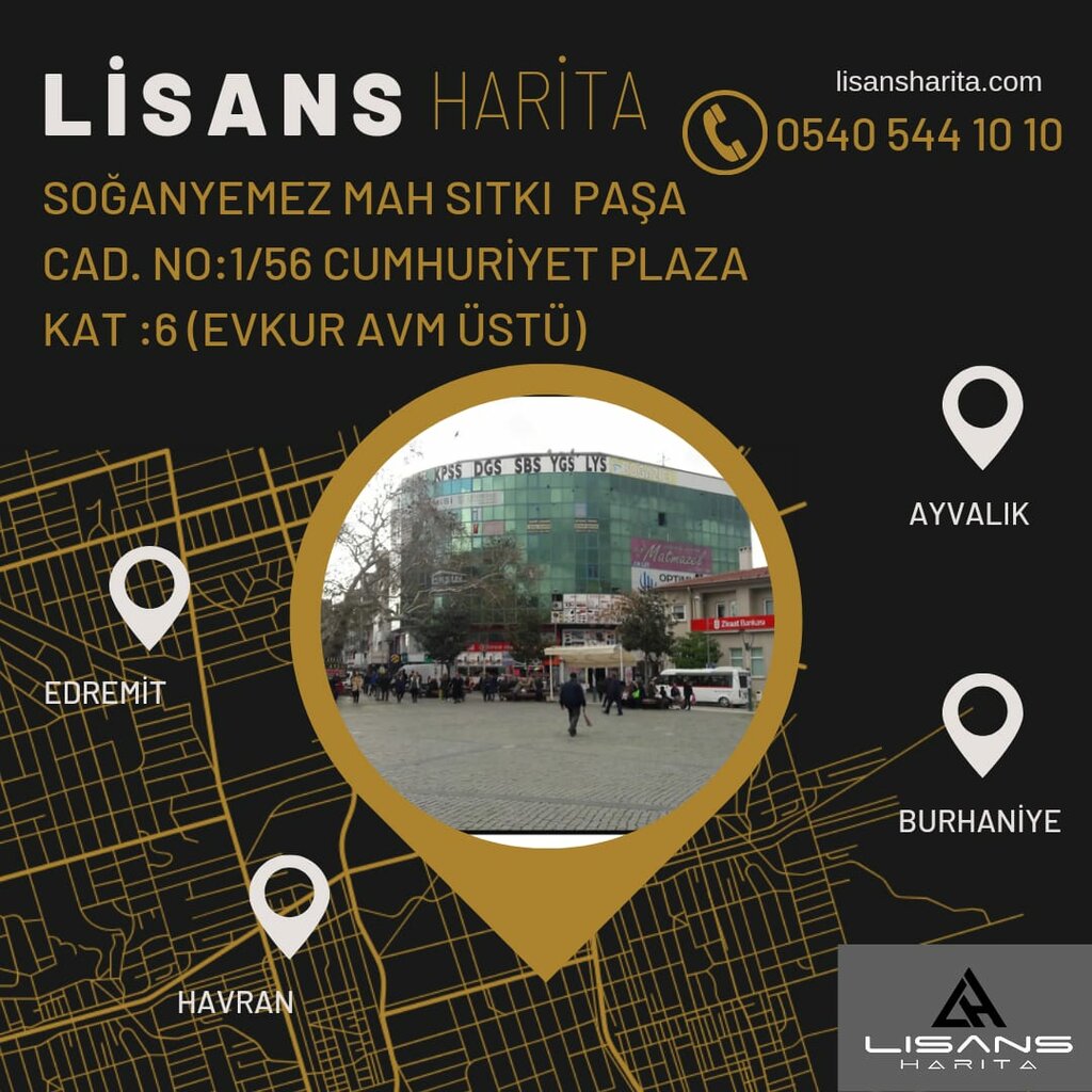 Map production Lisans Map, Edremit, photo