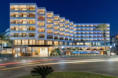 Внешний вид отеля Blue Sky City Beach Hotel в Муниципальной единице Родосе, фото 1