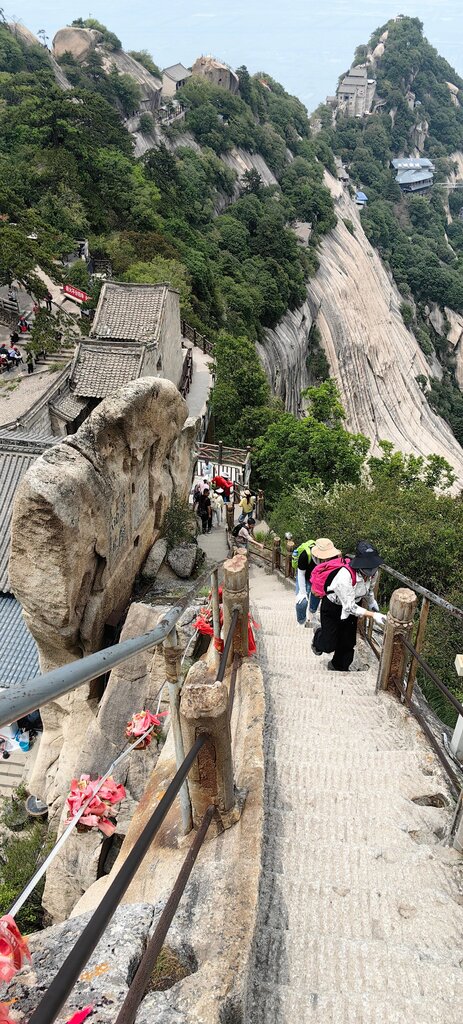 Mountain peak Hua Shan 2130 meters, Shaanxi, photo