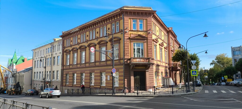 Memorial plaque, foundation stone Здание бывшего клуба купеческого общества, Smolensk, photo