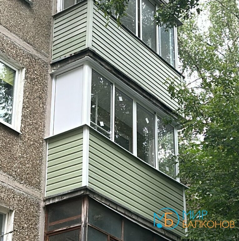 Glazing of balconies and loggias Mir Balkonov, Korolev, photo