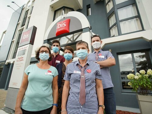 Внешний вид отеля Ibis Tours Centre Giraudeau в Туре, фото 4