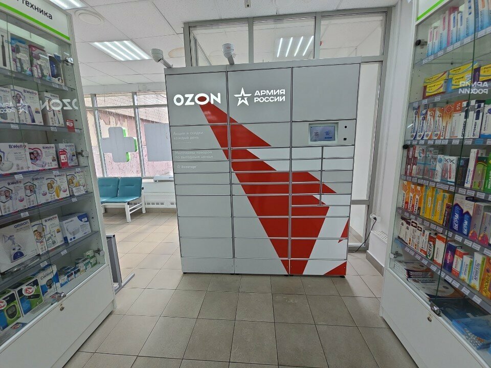 Parcel automat Ozon box, Moscow, photo