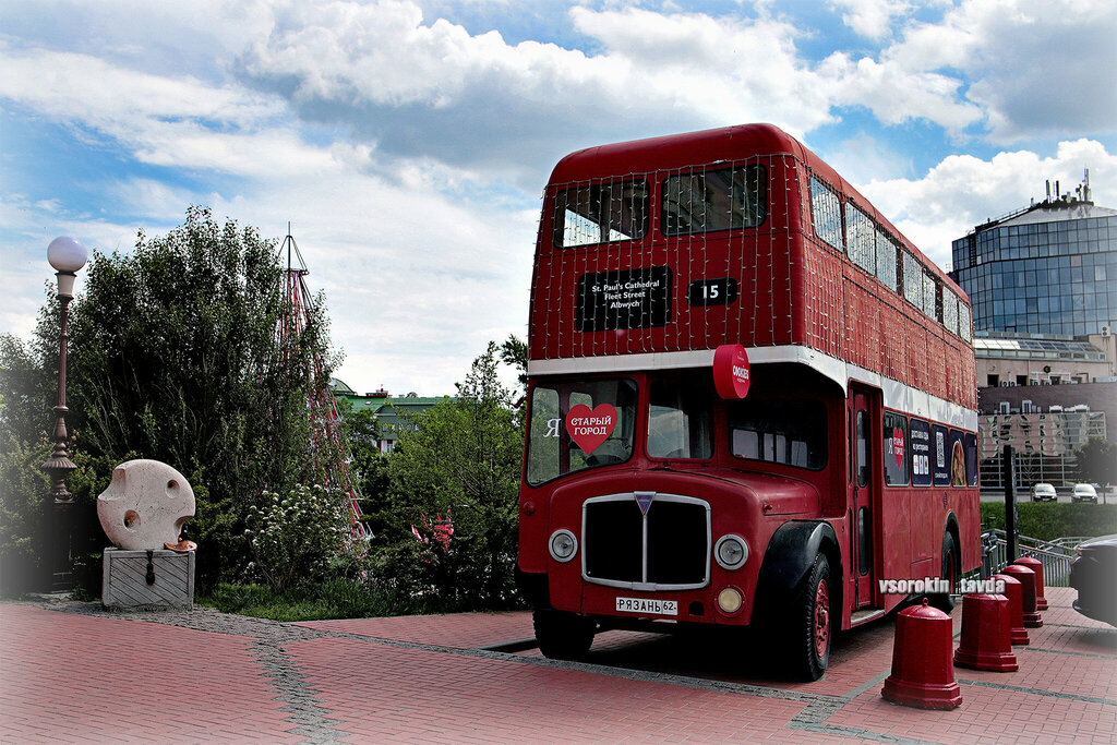 Техника ескерткіші Красный автобус, Рязань, фото